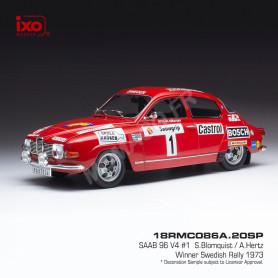 SAAB 96 V4 1 BLOMQVIST/HERTZ RALLYE WM DE SUEDE 1973