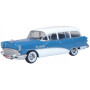 BUICK CENTURY ESTATE WAGON 1954 BLEUE/BLANCHE