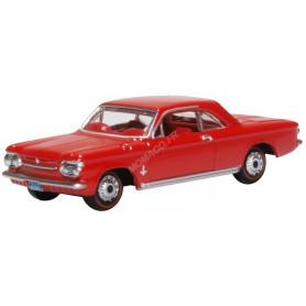CHEVROLET CORVAIR COUPE 1963 ROUGE