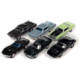 COFFRET DE 6 PIECES : MUSCLE CARS 2022 - SERIE N°3 - VERSION B