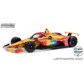INDYCAR "DHL" 28 ROMAIN GROSJEAN ANDRETTI AUTOSPORT NTT INDYCAR 2022 AVEC DECO ARC-EN-CIEL "PRIDE"