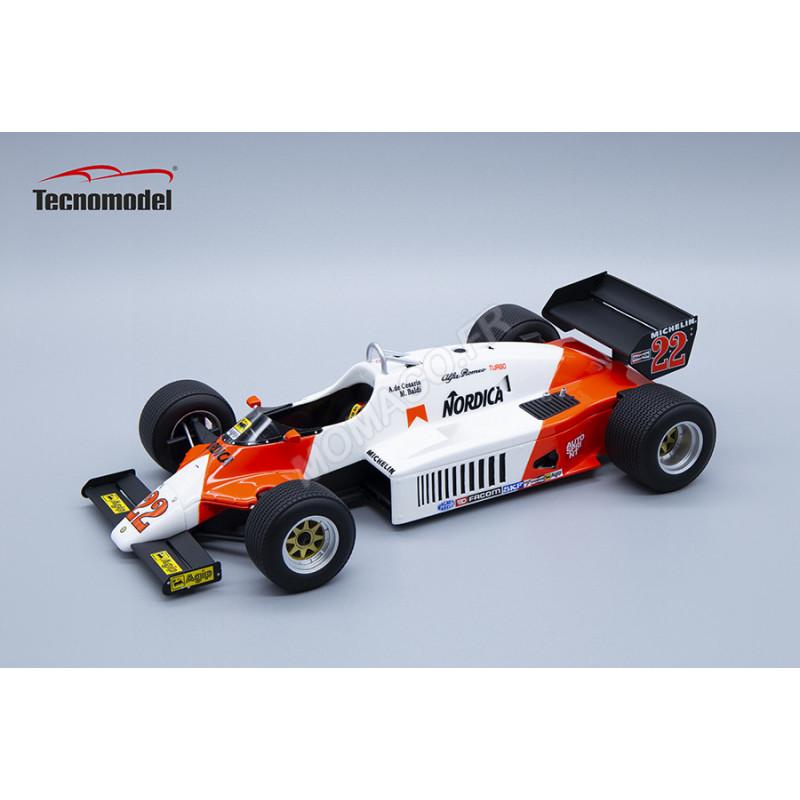 Spark S8804 Alfa Romeo 183T N°22 - GP Allemagne 1983 - Andrea De Cesaris - Echelle 1/43