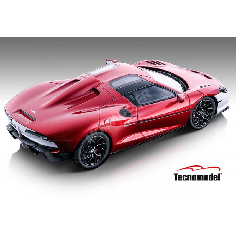 Cache moteur C8 Corvette Stingray rouge bord rouge métallisé