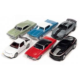 COFFRET DE 6 PIECES "AUTOWORLD PREMIUM ASSORTMENT" : 2022 - SERIE N°4 - VERSION B