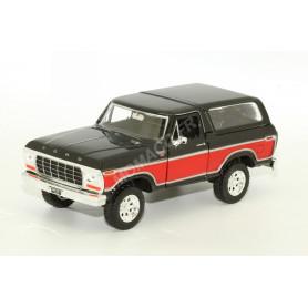 FORD BRONCO HARDTOP 1978 NOIR/ROUGE