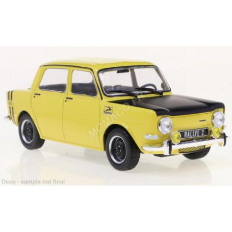 SIMCA 1000 RALLYE 2 1970 JAUNE/NOIR