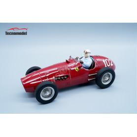 FERRARI 500 F2 102 FARINA GRAND PRIX NURBURGRING 1952 AVEC FIGURINE