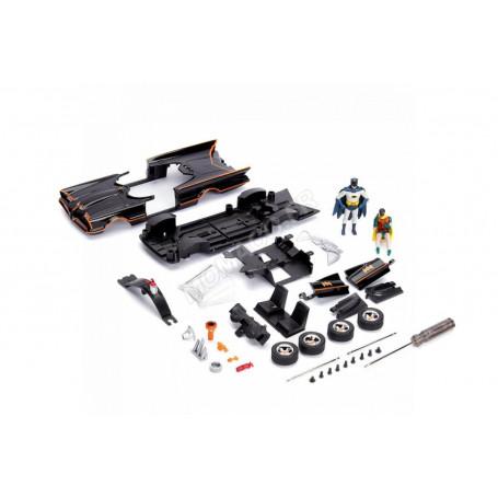 BATMOBILE CLASSIQUE 1966 AVEC FIGURINE BATMAN ET ROBIN (METAL KIT)