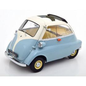 BMW 250 ISETTA 1959 BLEU PALE TOIT BLANC