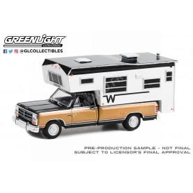 DODGE RAM D-250 ROYAL SE AVEC WINNEBAGO CAMPER 1990 NOIR/SABLE (EPUISE)