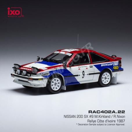 NISSAN 200 SX 9 KIRKLAND/NIXON RALLYE COTE D'IVOIRE 1987