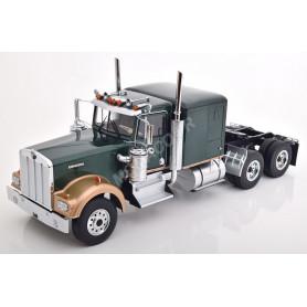 KENWORTH W900 VERT FONCE METALLISE/DORE