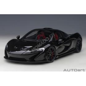 MCLAREN P1 INTERIEUR NOIR ET ROUGE 2013 NOIR (REFABRICATION)