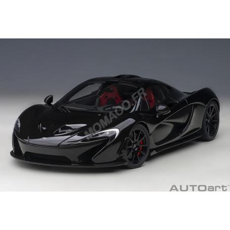 MCLAREN P1 INTERIEUR NOIR ET ROUGE 2013 NOIR (REFABRICATION)