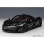 MCLAREN P1 INTERIEUR NOIR ET ROUGE 2013 NOIR (REFABRICATION)