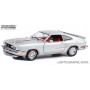 FORD MUSTANG II KING COBRA 1978 ARGENT AVEC CAPOT NOIR ET BANDES ROUGE