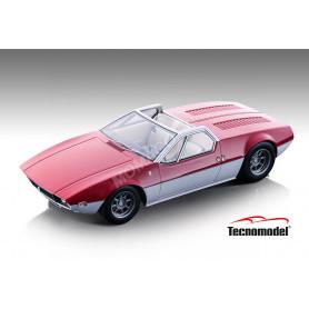 DETOMASO MANGUSTA SPYDER 1966 ROUGE METALLISE/GRIS METALLISE