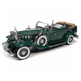 CADILLAC V16 SPORT PHAETON CABRIOLET 1932 VERT CAPOTE CREME