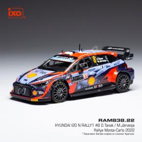 HYUNDAI I20 N RALLY 1 8 TANAK/JÄRVEOJA WRC RALLYE MONTE CARLO 2022 (EPUISE)