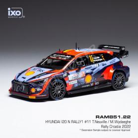 HYUNDAI I20 N RALLY 1 11 NEUVILLE/WYDAEGHE WRC RALLYE CROATIE 2022
