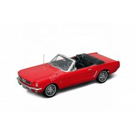 FORD MUSTANG COUPE 1964 CABRIOLET TOIT OUVERT ROUGE (EPUISE)