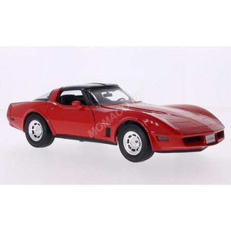 CHEVROLET CORVETTE COUPE 1982 ROUGE