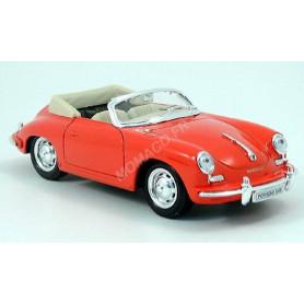 PORSCHE 356B CABRIOLET OUVERT ROUGE