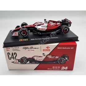 ALFA ROMEO F1 C42 TEAM ORLEN RACING 24 GUANYU ZHOU 2022 (PACKAGING PREMIUM)