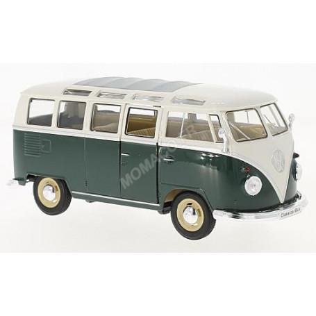 VOLKSWAGEN T1 SAMBA 1963 VERT ET BLANC