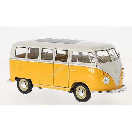 VOLKSWAGEN T1 MINIBUS 1962 JAUNE ET BLANC