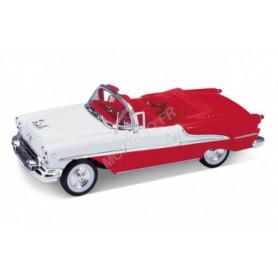 OLDSMOBILE SUPER 88 1955 CABRIOLET ROUGE ET BLANC