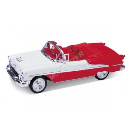 OLDSMOBILE SUPER 88 1955 CABRIOLET ROUGE ET BLANC