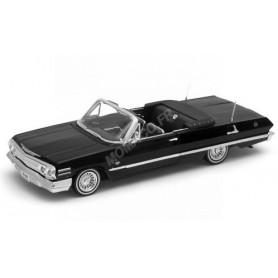 CHEVROLET IMPALA CABRIOLET TUNING 1963 NOIR