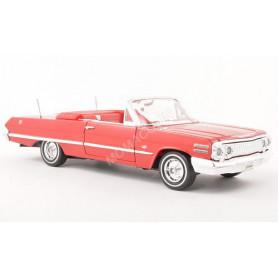 CHEVROLET IMPALA CABRIOLET 1963 ROUGE