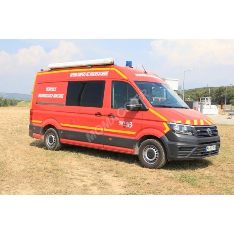 MAN Le 14.220 Tanker Truck Double Cabine Bemaex Fsr Sdis 28 Sapeurs Pompiers D Eure Et Loir 2004 Red Grey