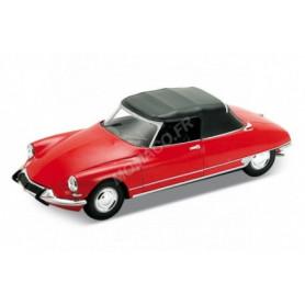 CITROEN DS19 SOFT TOP TOIT FERME ROUGE