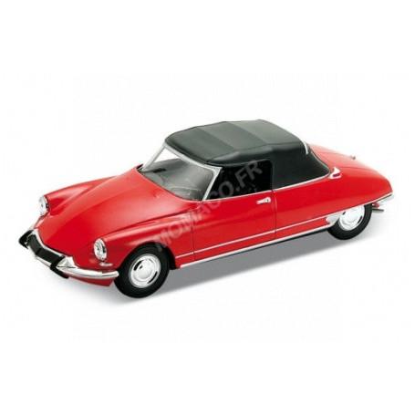 CITROEN DS19 SOFT TOP TOIT FERME ROUGE