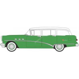 BUICK CENTURY ESTATE WAGON 1954 VERTE/BLANC