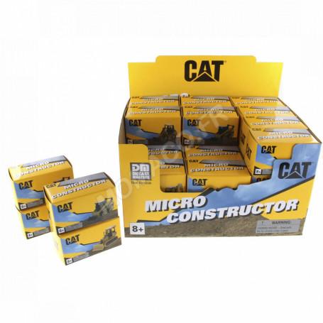 DISPLAY DE 36 PIECES "MICRO CONSTRUCTION" : CATERPILLAR AVEC BOITE CARTON