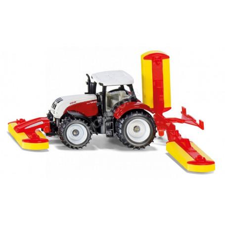 STEYR AVEC COMBINAISON DE FAUCHEUSE POTTINGER