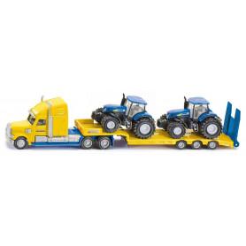 CAMION AVEC TRACTEURS NEW HOLLAND