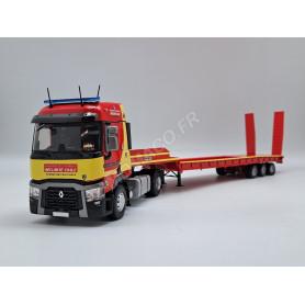 RENAULT T460 SEMI-REMORQUE PORTE-ENGIN "SECURITE CIVILE" - EXCLUSIVITE MOMACO (EPUISE)