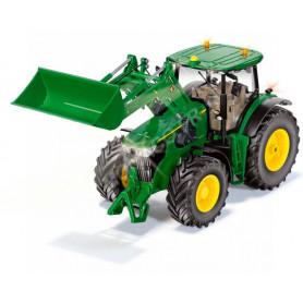 JOHN DEERE 7310R AVEC CHARGEUR FRONTAL A COMMANDE PAR APPLICATION BLUETOOTH