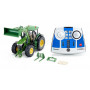 JOHN DEERE 7310R AVEC CHARGEUR FRONTAL A COMMANDE PAR APPLICATION BLUETOOTH ET TELECOMMANDE BLUETOOTH