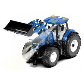 NEW HOLLAND T7 315 AVEC CHARGEUR FRONTAL A COIMMANDE PAR APPLICATIUON BLUETOOTH