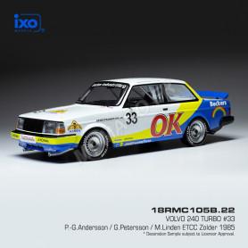 VOLVO 240 TURBO 33 ANDERSSON/PETERSSON EQUIPE OK ETCC ZOLDER 1985