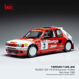 PEUGEOT 205 T16 3 DARNICHE/MAHE EQUIPE BELGA RALLYE YPRES 1985