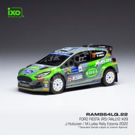 FORD FIESTA R5 RALLYE 2 29 HUTTUNEN/LUKKA WRC RALLYE ESTLAND 2022