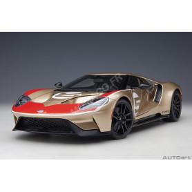 FORD GT HERITAGE EDITION HOLMAN MOODY DORE/ROUGE/BLANC