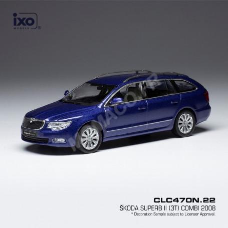 SKODA SUPERB II 3T 2008 BLEU METALLISE